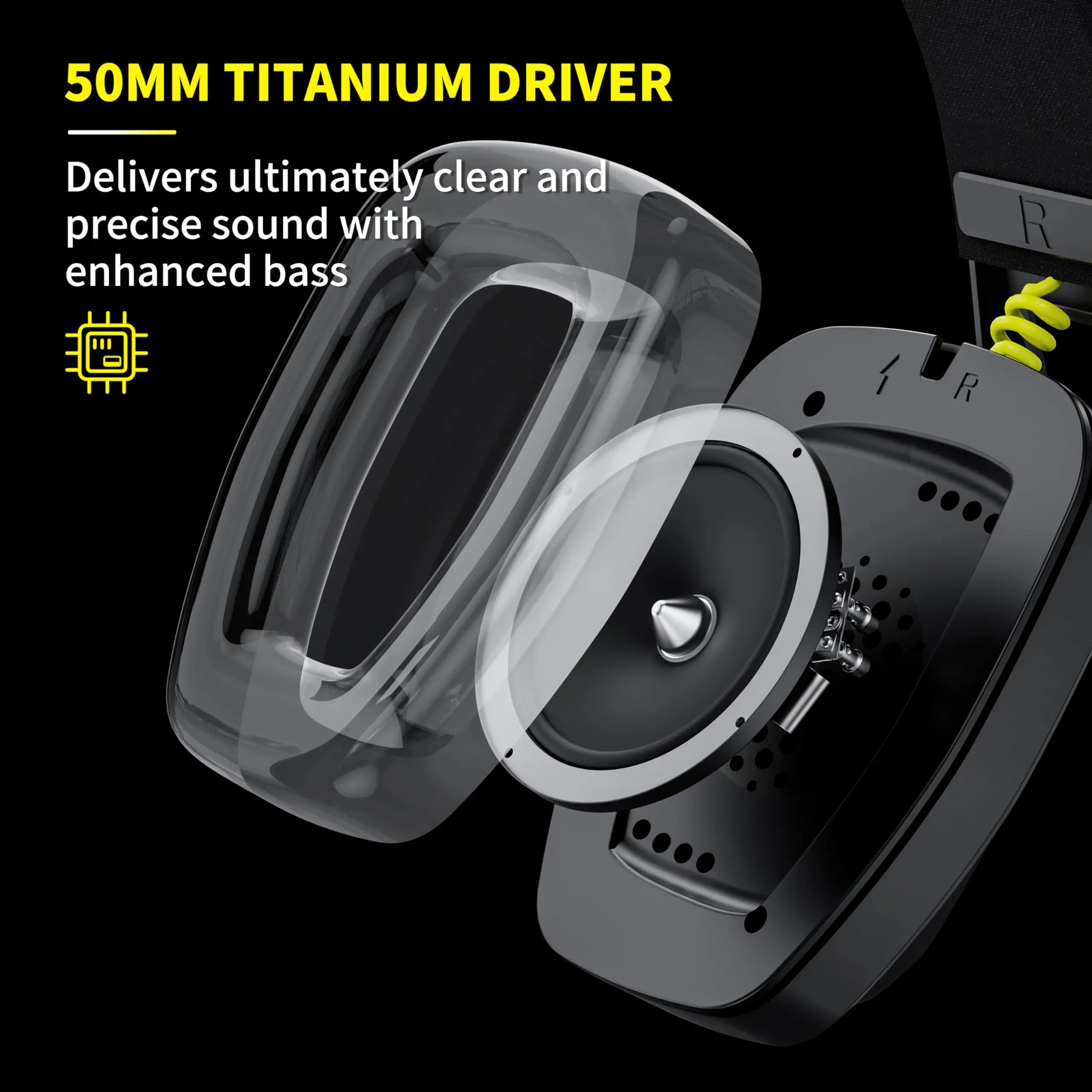 Wireless Gaming Headset with Mic for PC, PS5 & PS4